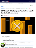 XRP Price Set to Surge as Ripple Prepares for Clarity Act Compliance