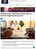 Pakistan Courts Wall Street Crypto Allies in Push for Digital Assets Council