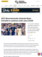 AFC Bournemouth extends Ryan Christie's contract until June 2029