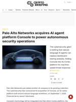 Palo Alto Networks acquires AI agent platform Console to power autonomous security operations
