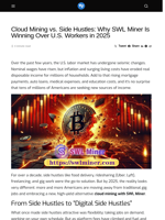 Cloud Mining vs. Side Hustles: Why SWL Miner Is Winning Over U.S. Workers in 2025 - Visionary Financial