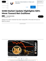 SHIB Market Update Highlights 129% Move Toward Net Outflows - U.Today