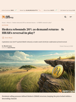 Hedera rebounds 20% as demand returns - Is HBAR's reversal in play? - AMBCrypto