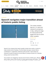 SpaceX navigates major transition ahead of historic public listing