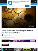 Altcoin Season Odds Grow Strong As Alts Break Free From Bitcoin’s Shadow | Bitcoinist.com