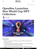 OpenSea Launches Free World Cup NFT Collection