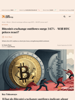 Bitcoin's exchange outflows surge 347% - Will BTC prices react? - AMBCrypto