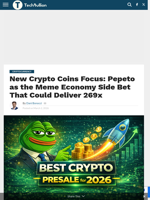 New Crypto Coins Focus: Pepeto as the Meme Economy Side Bet That Could Deliver 269x - TechBullion