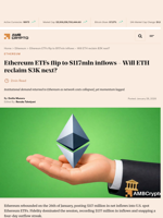 Ethereum ETFs flip to $117mln inflows – Will ETH reclaim $3K next? - AMBCrypto