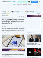 MEXC Marks 7th Anniversary With $300 Million Ecosystem Growth Fund – Crypto News Bitcoin News