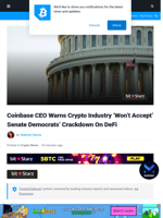 Crypto Industry ‘Won’t Accept’ Democrats’ Crackdown On DeFi