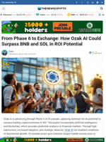 From Phase 6 to Exchange: How Ozak AI Could Surpass BNB and SOL in ROI Potential