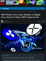 XRP Whales Turn More Bullish as Ripple Execs Head to Major XRPL Japan Event