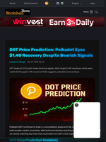 DOT Price Prediction: Polkadot Eyes $1.40 Recovery Despite Bearish Signals - Blockchain.News