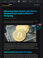 Enhancing Video Content with VEO 3: A Comprehensive Guide to Effective Prompting - Blockchain.News