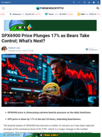 SPX6900 Price Plunges 17% as Bears Take Control; What's Next? - TheNewsCrypto