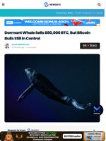 Dormant Whale Sells $80,000 BTC, But Bitcoin Bulls Still In Control