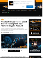 Charles Schwab Signals Direct Bitcoin Trading Push