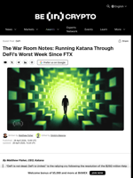 Running Katana Through DeFi's Worst Week Since FTX 