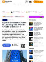 Ripple Director: Latam Is Leading the World's Crypto Discussion – Crypto News Bitcoin News