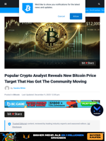 Popular Crypto Analyst Reveals New Bitcoin Price Target That Has Got The Community Moving | Bitcoinist.com