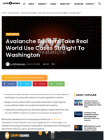 Avalanche Builders Bring Real Use Cases to DC