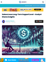 Solana Loses Long-Term Support Level – Analyst Shares Insights