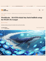 Worldcoin whale acquire 9.32 million WLD worth $8.85 million