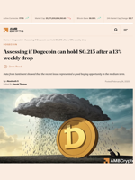 Assessing if Dogecoin can hold $0.215 after a 13% weekly drop - AMBCrypto