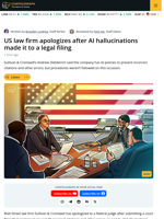 US Law Firm Apologizes For AI Hallucinations in Filing