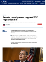 Senate panel passes crypto CFTC regulation bill