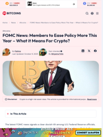 FOMC News: Members to Ease Policy More This Year – What it Means For Crypto? - 99Bitcoins