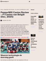 PepperMill Casino Review – #1 Casino van België (Dec, 2025)