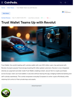 Trust Wallet Teams Up with Revolut