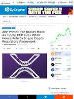 XRP Primed For Rocket Move As Ripple CEO Gets White House Role to Shape Crypto Regulatory Framework ⋆ ZyCrypto
