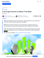 3 Top Crypto Stocks To Watch - XNET, IREN, WULF