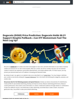 Dogecoin (DOGE) Price Prediction: Dogecoin Holds $0.21 Support Despite Pullback—Can ETF Momentum Fuel The Next Leg Up? - Brave New Coin