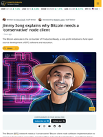 ProductionReady's Jimmy Song Pitches Case for Conservative Bitcoin Software