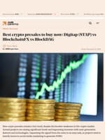 Best crypto presales to buy now: Digitap ($TAP) vs BlockchainFX vs BlockDAG - AMBCrypto