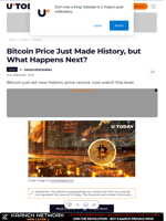 Bitcoin Price Just Made History, but What Happens Next?