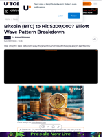 Bitcoin (BTC) to Hit $200,000? Elliott Wave Pattern Breakdown