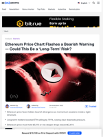 Ethereum Price Flashes a Warning — One Group Is To Blame!
