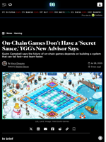 On-Chain Games Don’t Have a ‘Secret Sauce,’ YGG’s New Advisor Says - Decrypt