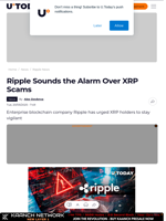 Ripple Sounds the Alarm Over XRP Scams