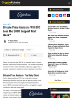 Bitcoin Price Analysis: Will BTC Lose the $80K Support Next Week?