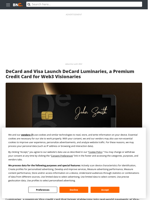 DeCard and Visa Launch DeCard Luminaries, a Premium Credit Card for Web3 Visionaries
