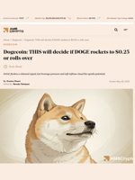 Dogecoin: THIS will decide if DOGE rockets to $0.25 or rolls over - AMBCrypto