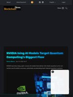 NVIDIA Ising AI Models Target Quantum Computing's Biggest Flaw - Blockchain.News