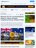Record 32.5% of Australians Hold or Have Owned Cryptocurrency, Study Finds – Crypto News Bitcoin News