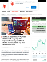 SKI MASK DOG PRICE ANALYSIS & PREDICTION (July 11) – Ski Explodes Massively Amid Fresh Market Increase, Leads Top Base Meme Coins Chart - NullTX